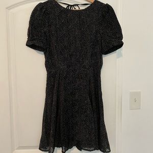 Line & Dot Mini Dress